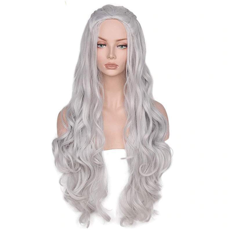 Wig Wavy Long Blonde Cosplay Dragon of Mother Costume Wigs - Trendycomfy